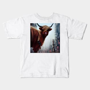 Highlander in the City Kids T-Shirt